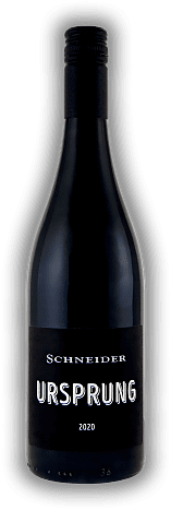 Markus Schneider, Ursprung, Merlot, Cabernet Sauvignon, Portugieser u.a., Qualitätswein, trocken, 2020, Pfalz  Markus Schneider, Ursprung, Merlot, Cabernet Sauvignon, Portugieser u.a., Qualitätswein, trocken, 2020, Pfalz   Jahrgang 2020 - 0,75	 Liter