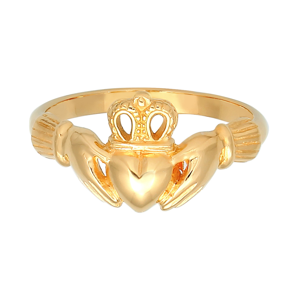 Elli Elli Bague Femmes Claddagh Coeur Couronne en Argent Sterling 925 Bague