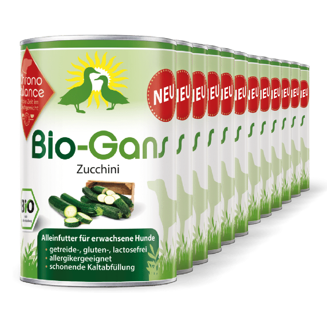 ChronoBalance Hundenassfutter ChronoBalance Alleinfutter Gans mit Zucchini 4,8 kg
