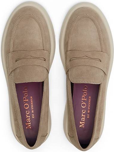 Marc O'Polo Loafer aus softem Velours-Leder