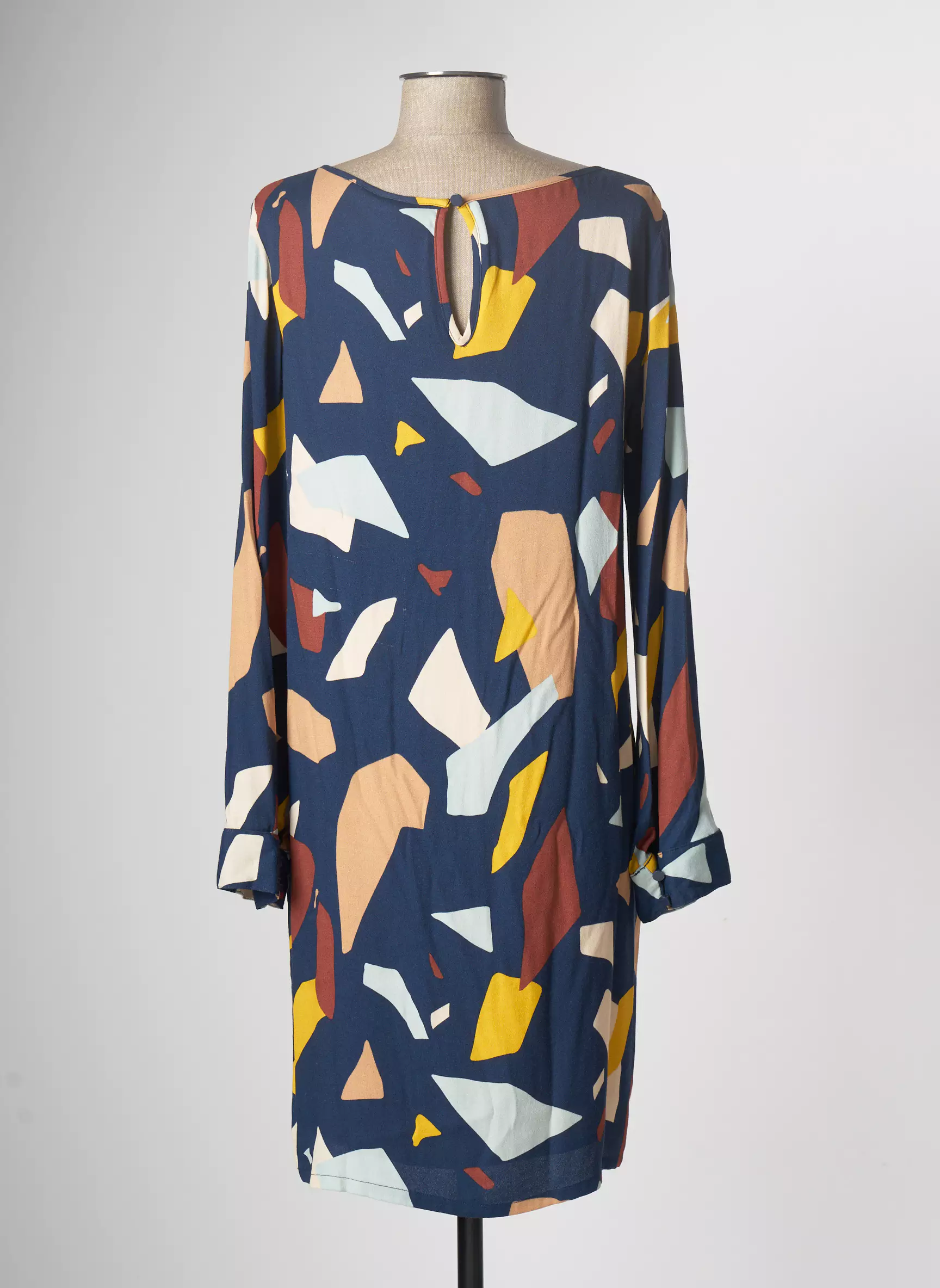 Skfk Robes Mi Longues Femme couleur bleu