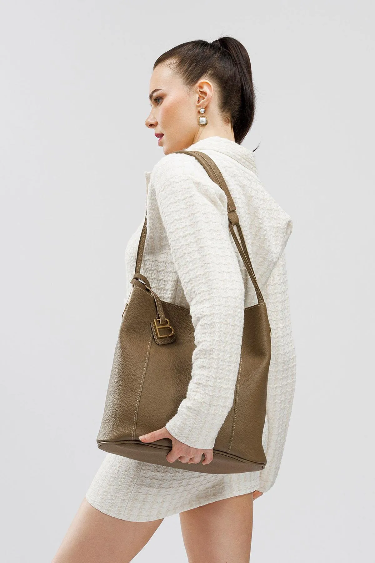Lucky Bees  Damen Hand- und Schultertasche mit Innengeldbörse