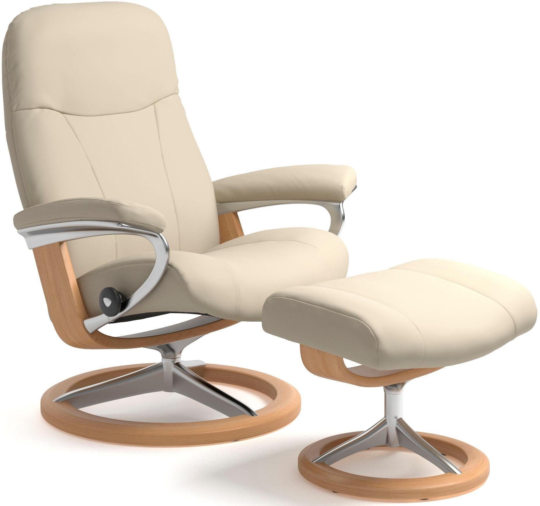 Stressless® Relaxsessel Garda, mit Signature Base, Größe L, Gestell Eichefarben