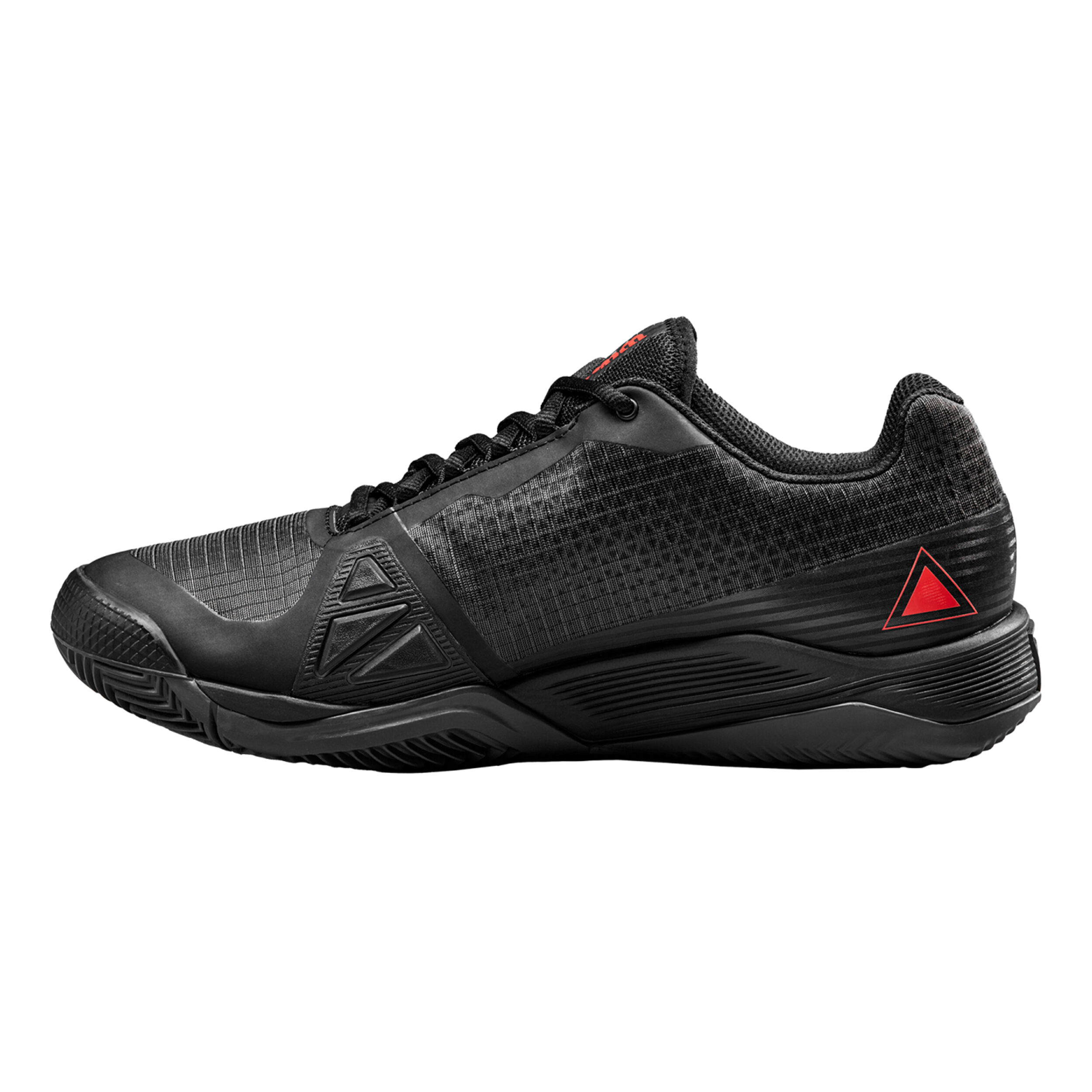 Rush Pro 4.0 Clash Sandplatzschuh Herren - Schwarz, Rot