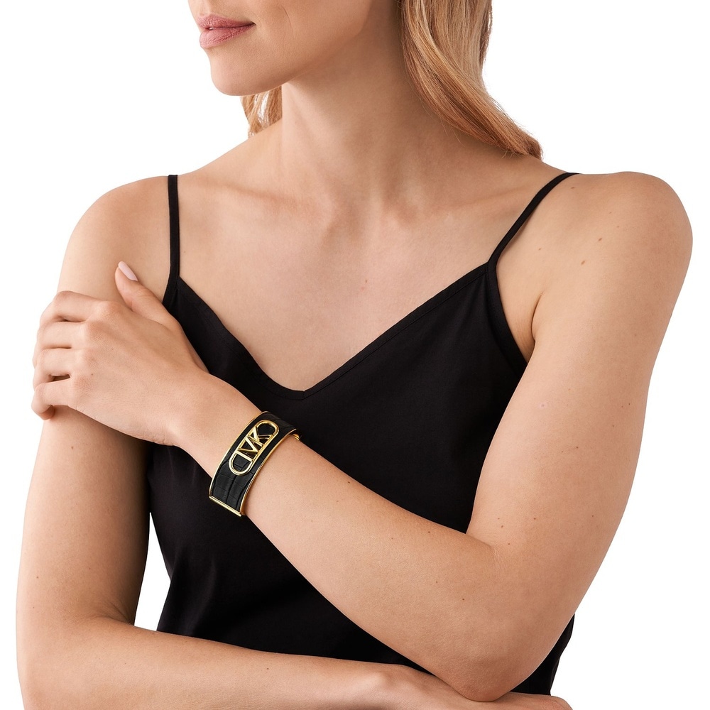 Michael Kors Bracelet Métal, Cuir Bracelet
