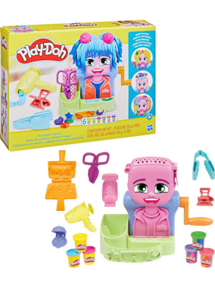 Play Doh Knete Spielset Hair Styling Salon Wilder Friseur, ab 3 Jahre günstig kaufen onesize