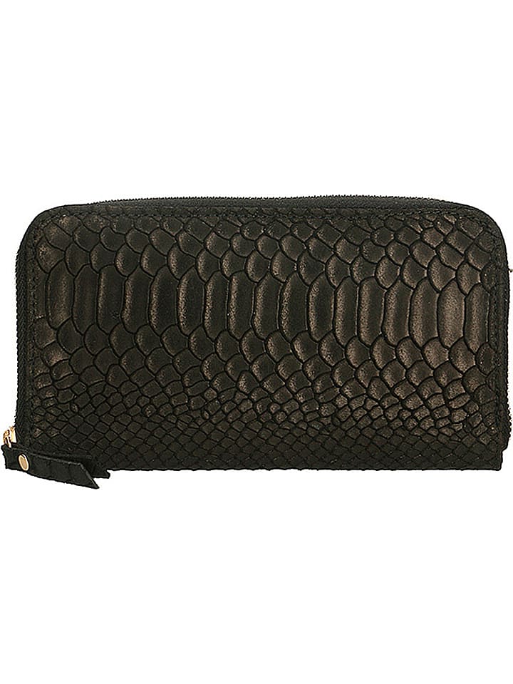 ORE10 Leder-Geldbörse in Schwarz - (B)20 x (H)11 x (T)3 cm günstig kaufen onesize