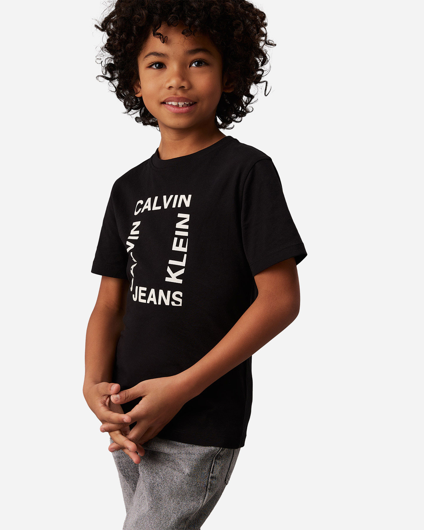 Tričko Calvin Klein Jeans Flock Jr IB0IB02159-BEH