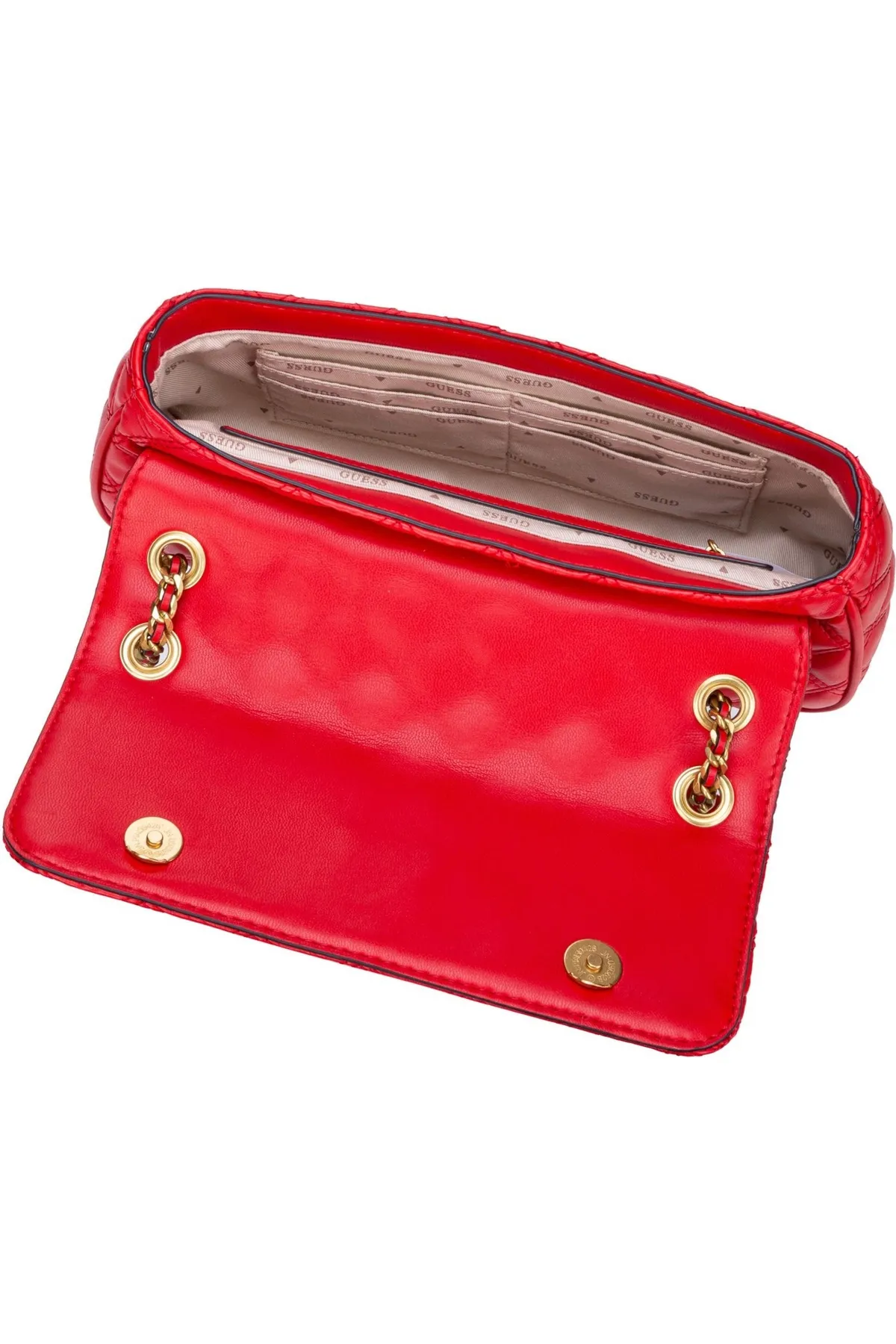 Guess  Handtasche - Rot - Unifarben