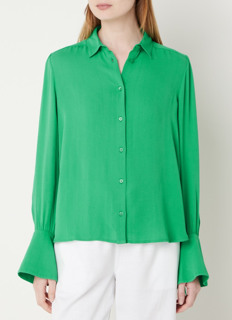 French Connection  Cecile blouse met trompetmouw