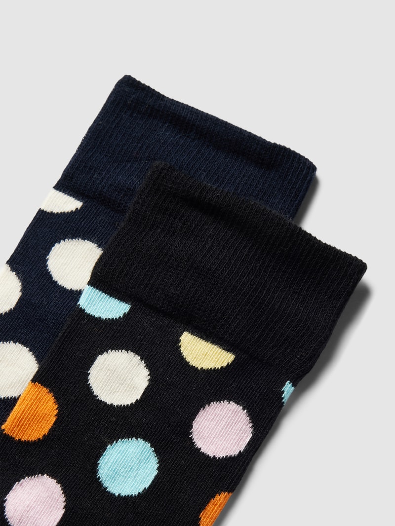 Socken mit Allover-Muster Modell 'Classic Big Dot' in schwarz