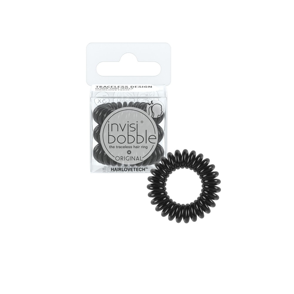 Invisibobble ORIGINAL True Black Elastique à cheveux