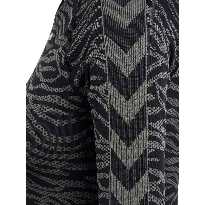 hummel hmlMT SAGA SEAMLESS CROP T-SHIRT LS T-Shirt Damen