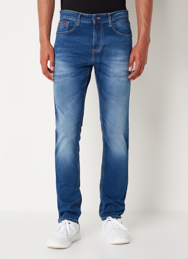 Jeansy Tommy Hilfiger Austin slim-fit, średnie wyblaknięcie