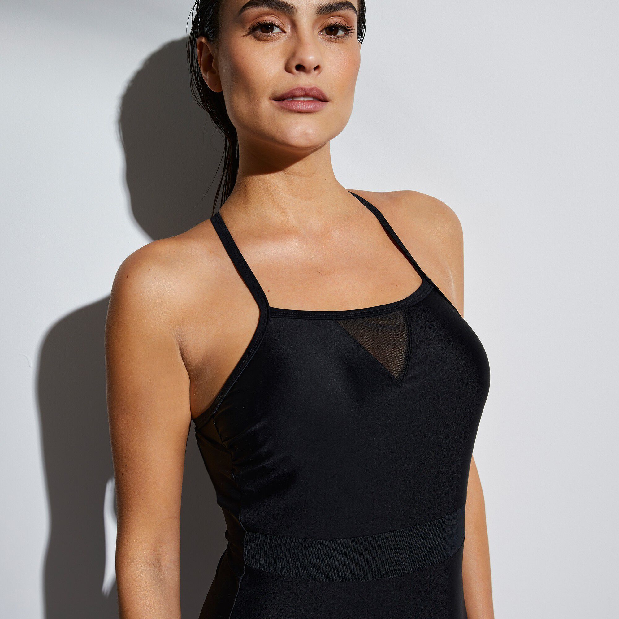 Maillot de bain 1 pièce Tejona, détails tulle