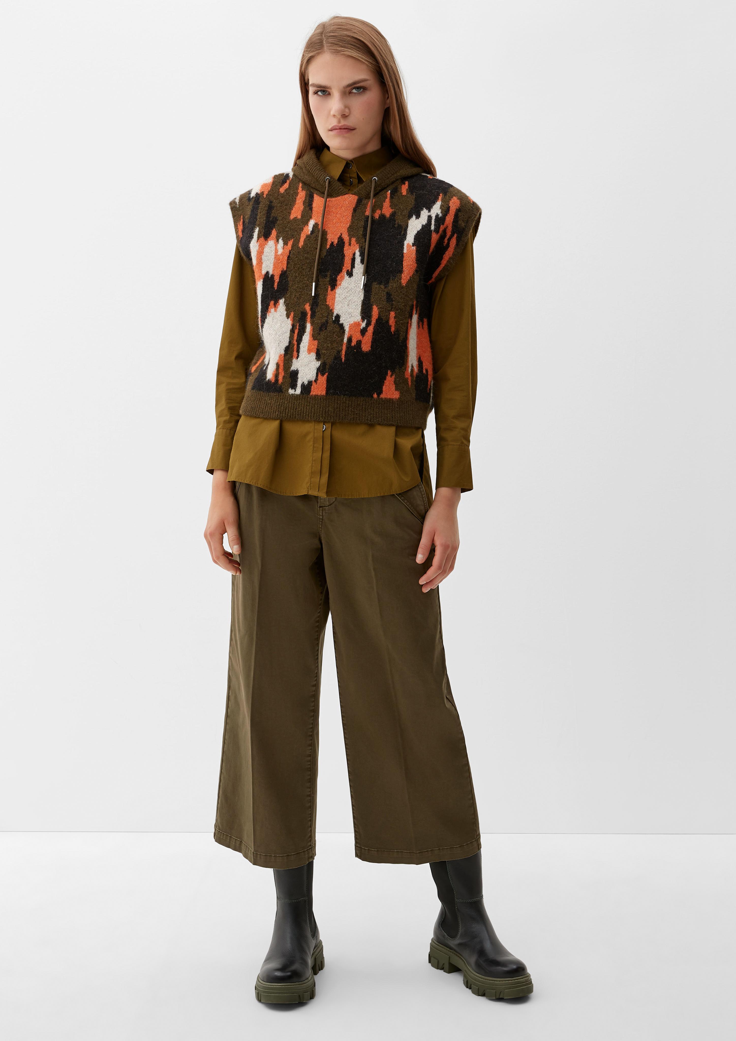 Culotte mit Pattentaschen  2121204-7946