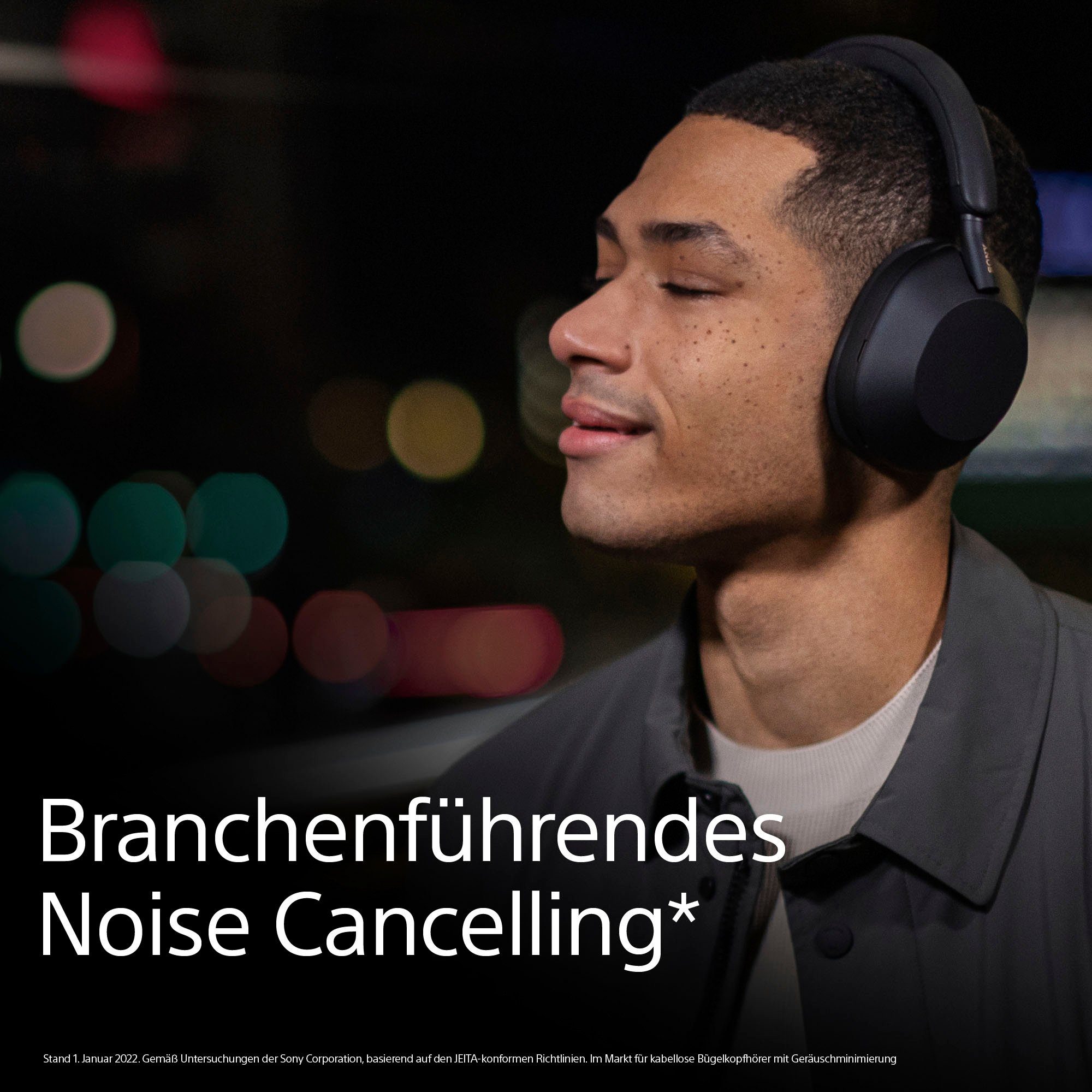 Sony WH1000XM5 kabelloser Kopfhörer (Freisprechfunktion, Hi-Res, Multi-Point-Verbindung, Noise-Cancelling, Rauschunterdrückung, Sprachsteuerung)