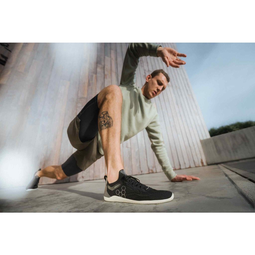 Vivobarefoot Primus Lite Knit L Obsidian sportliche Barfußschuhe