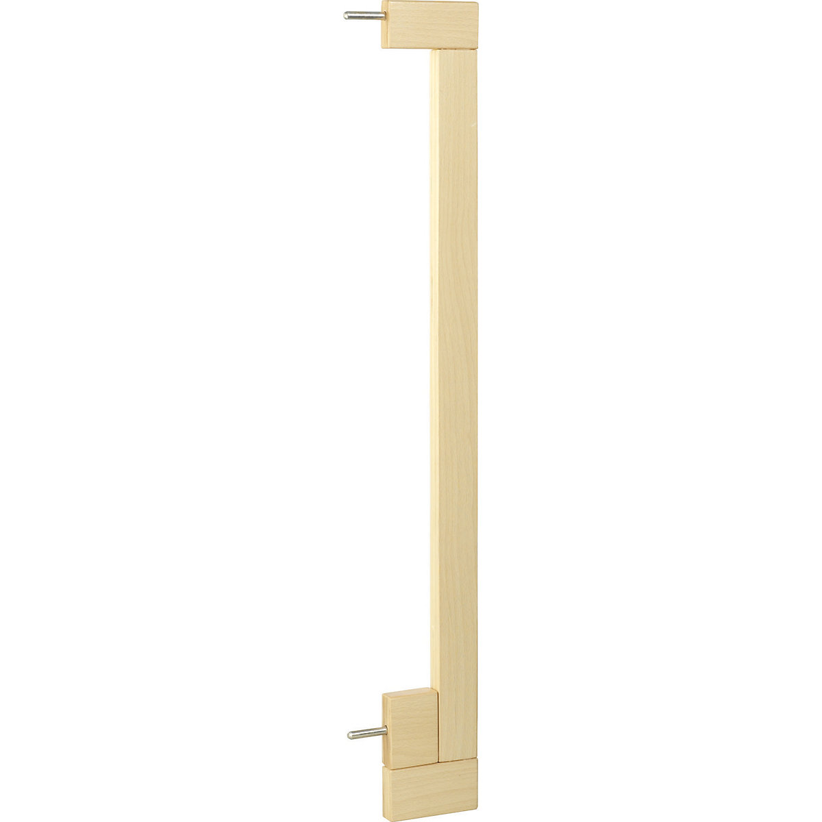 Anbauteil aus Holz, passend für Türschutzgitter 1523 + Treppenschutzgitter 1529, natur lackiert, Breite 9cm