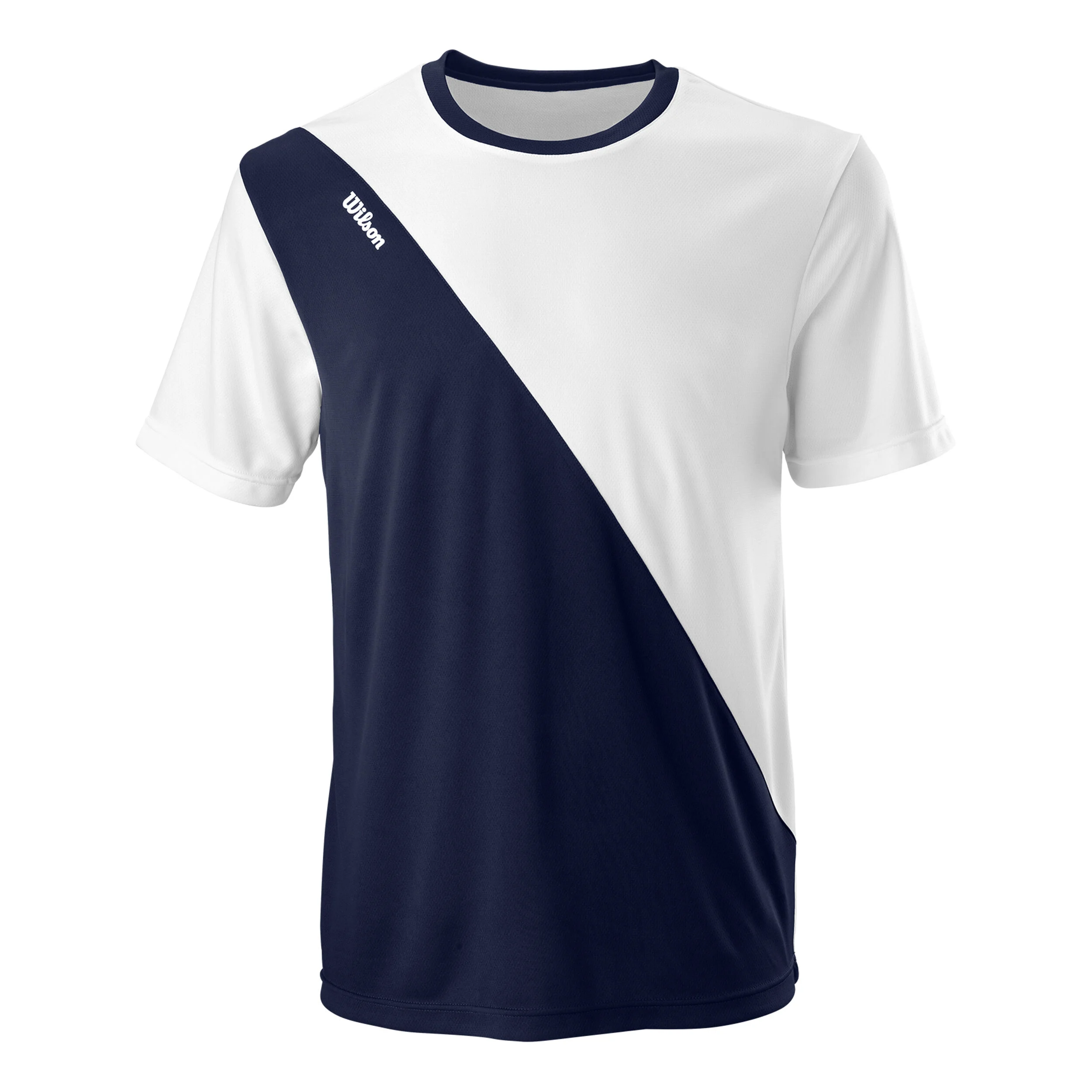 T-Shirt Herren - Dunkelblau, Weiß