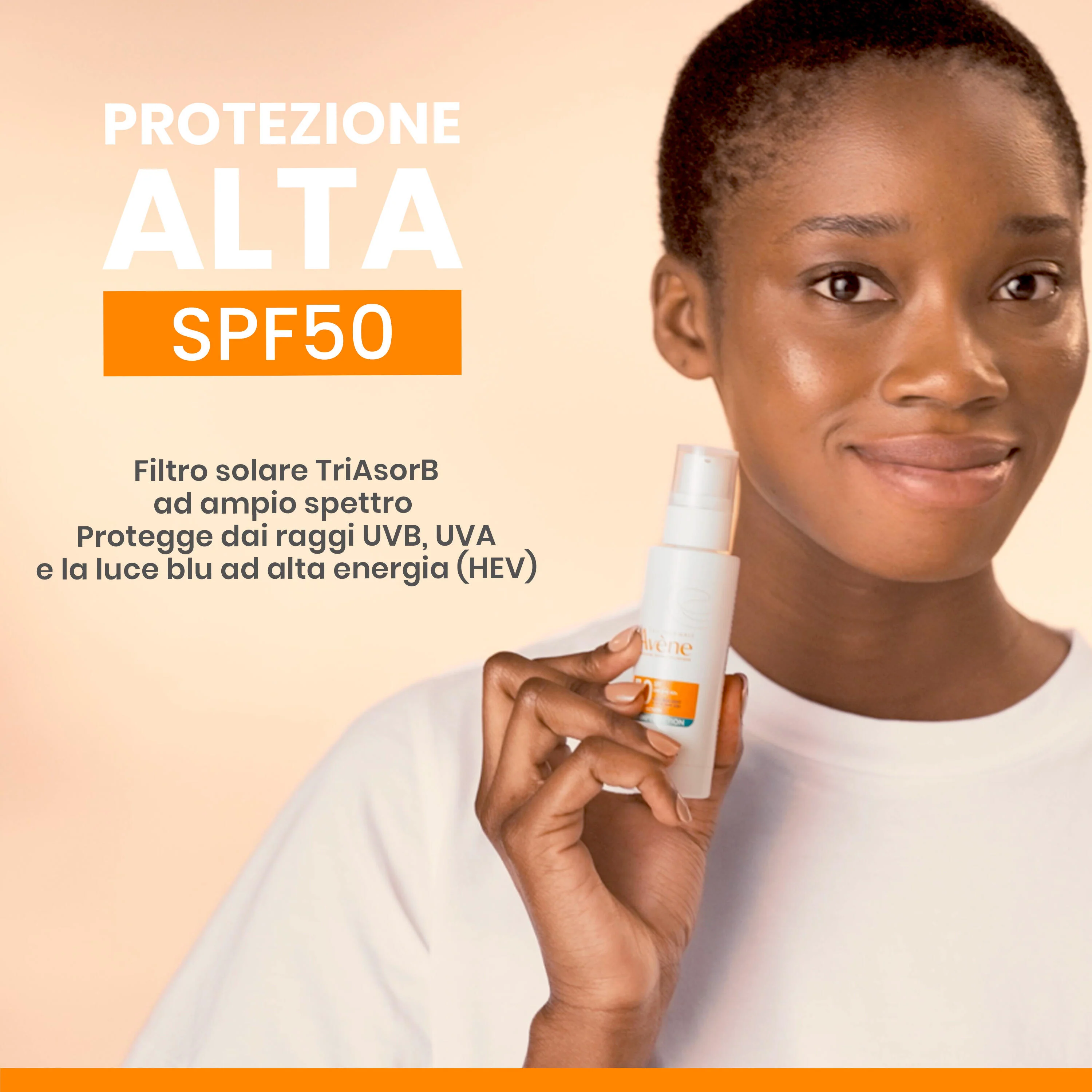 Sonnenschutz-Anti-Unreinheiten-Fluid LSF 50 – Gesichtssonnencreme mit hohem Schutz.