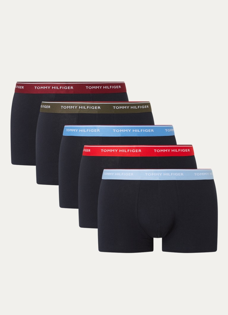 Set de 5 boxeri Tommy Hilfiger cu logo