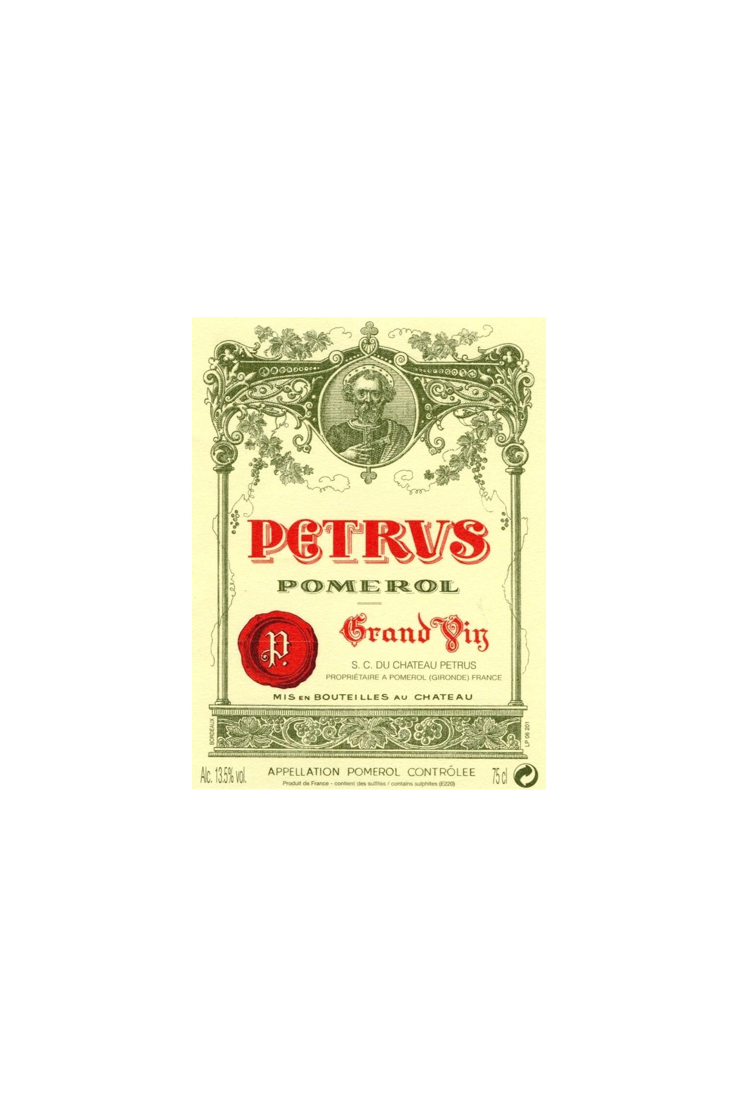 Petrus 1974, Pomerol