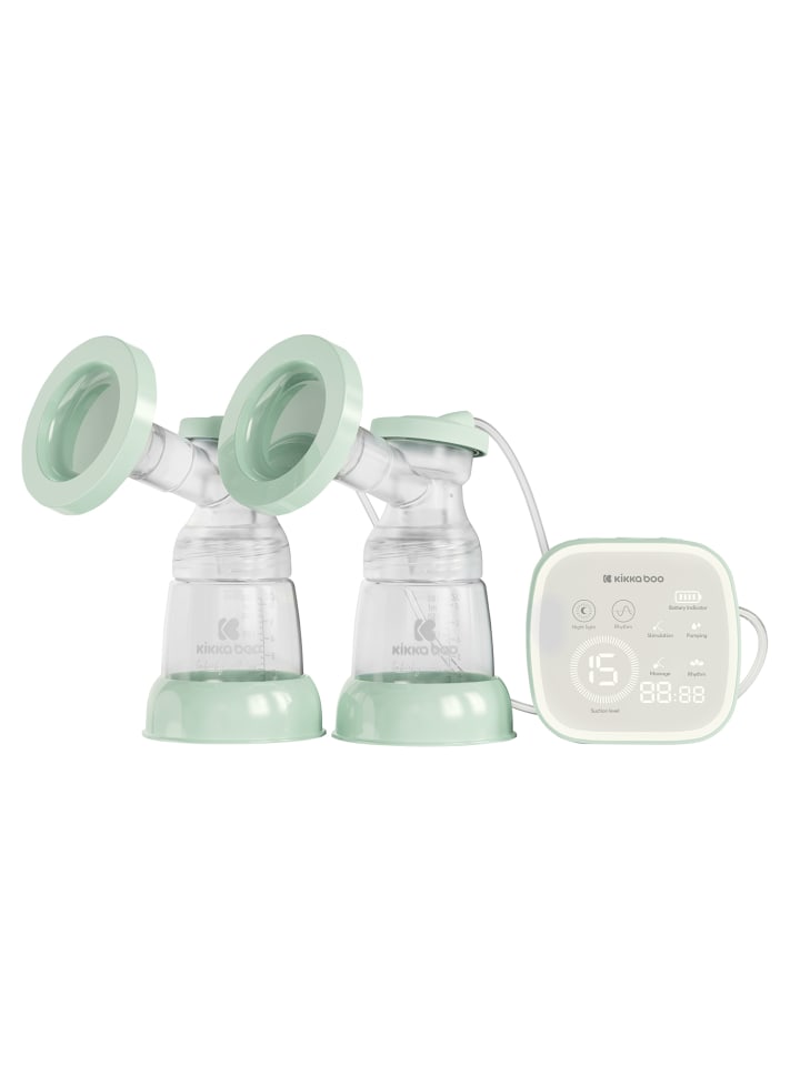 Kikkaboo Doppelmilchpumpe Libra 180ml in grün günstig kaufen onesize