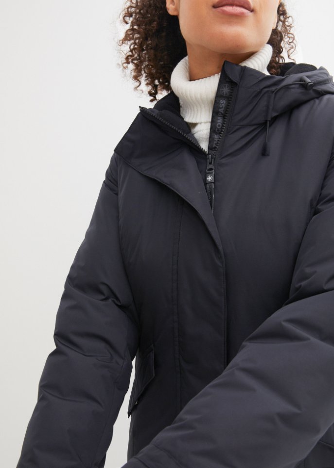 Hybrid-Thermoparka mit recycelter Daune, innen gesteppt