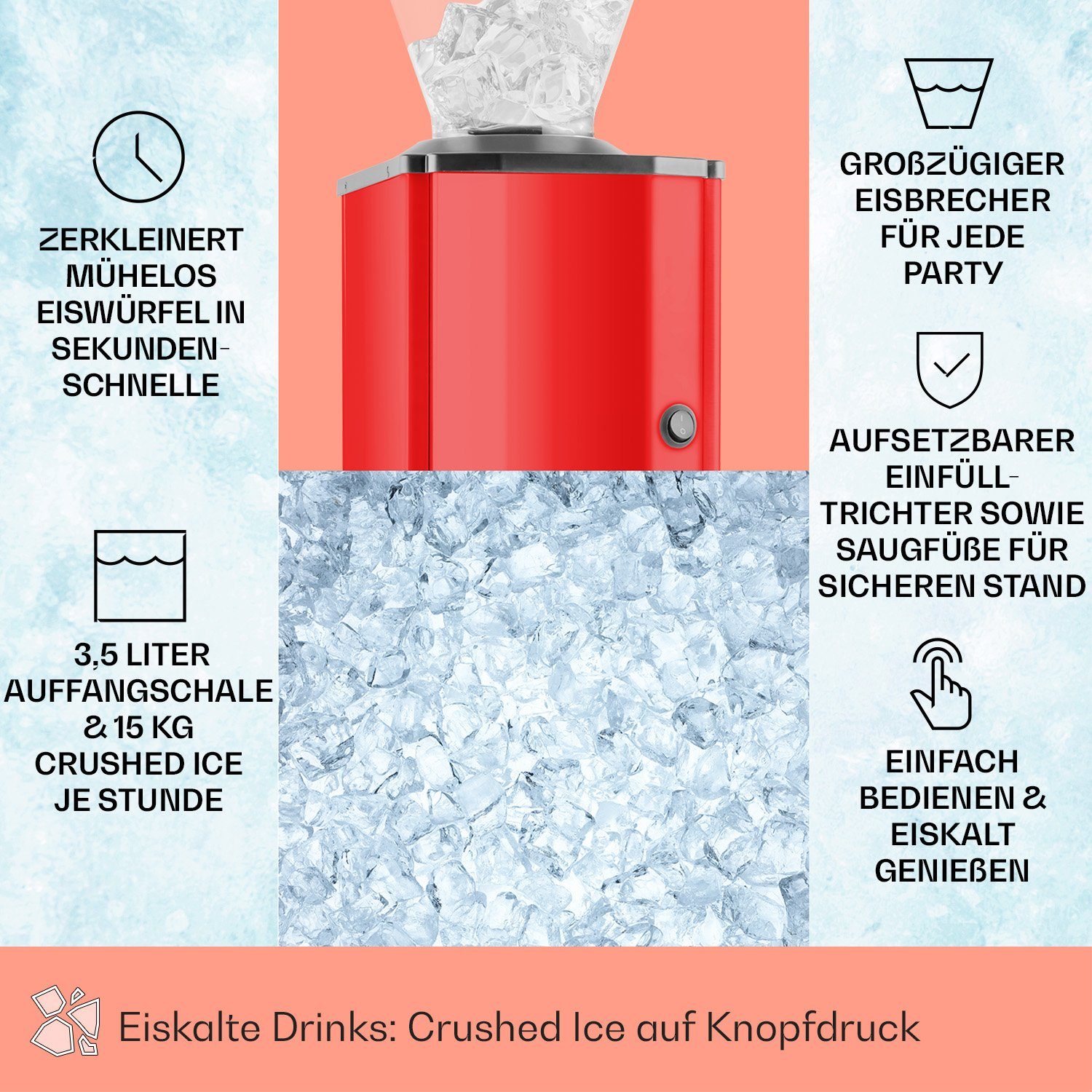 ONECONCEPT Eiswürfelmaschine Icebreaker