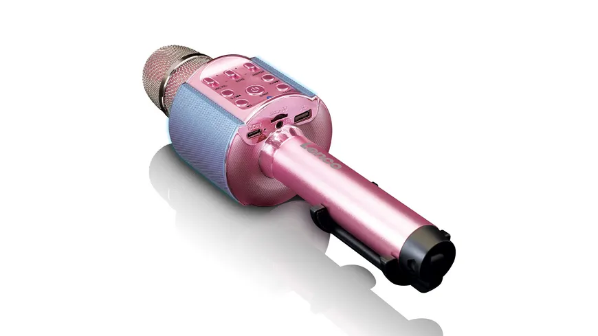 Lenco Karaoke-Mikrofon BMC-090PK - pink