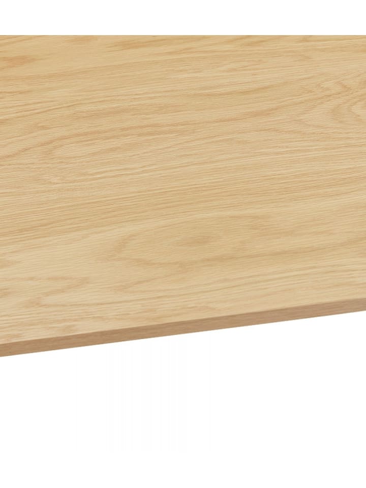 KADIMA DESIGN Gerader Schreibtisch Holz Metall | Skandinavischer Stil in Beige-Weiß günstig kaufen onesize