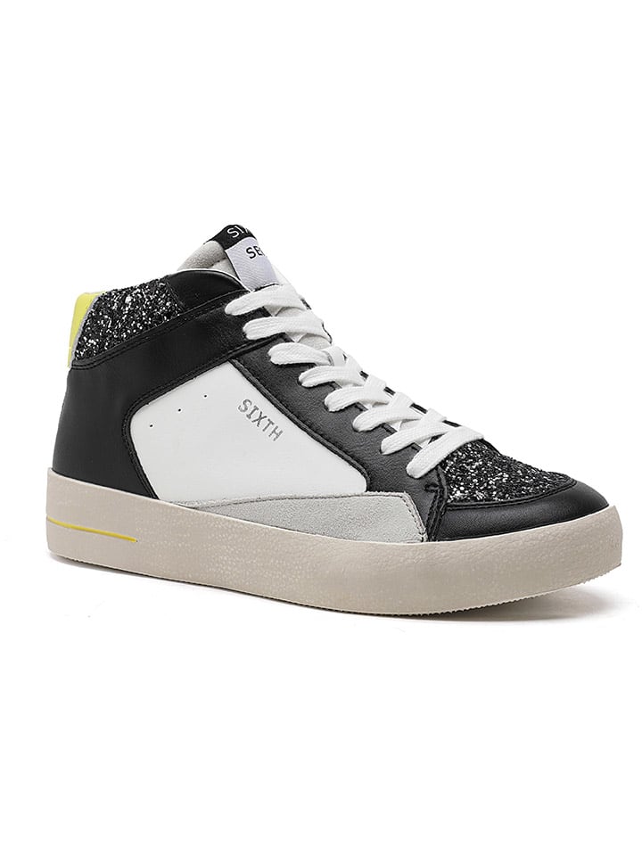 Sixth Sens Sneakers in Schwarz/ Weiß/ Grau günstig kaufen