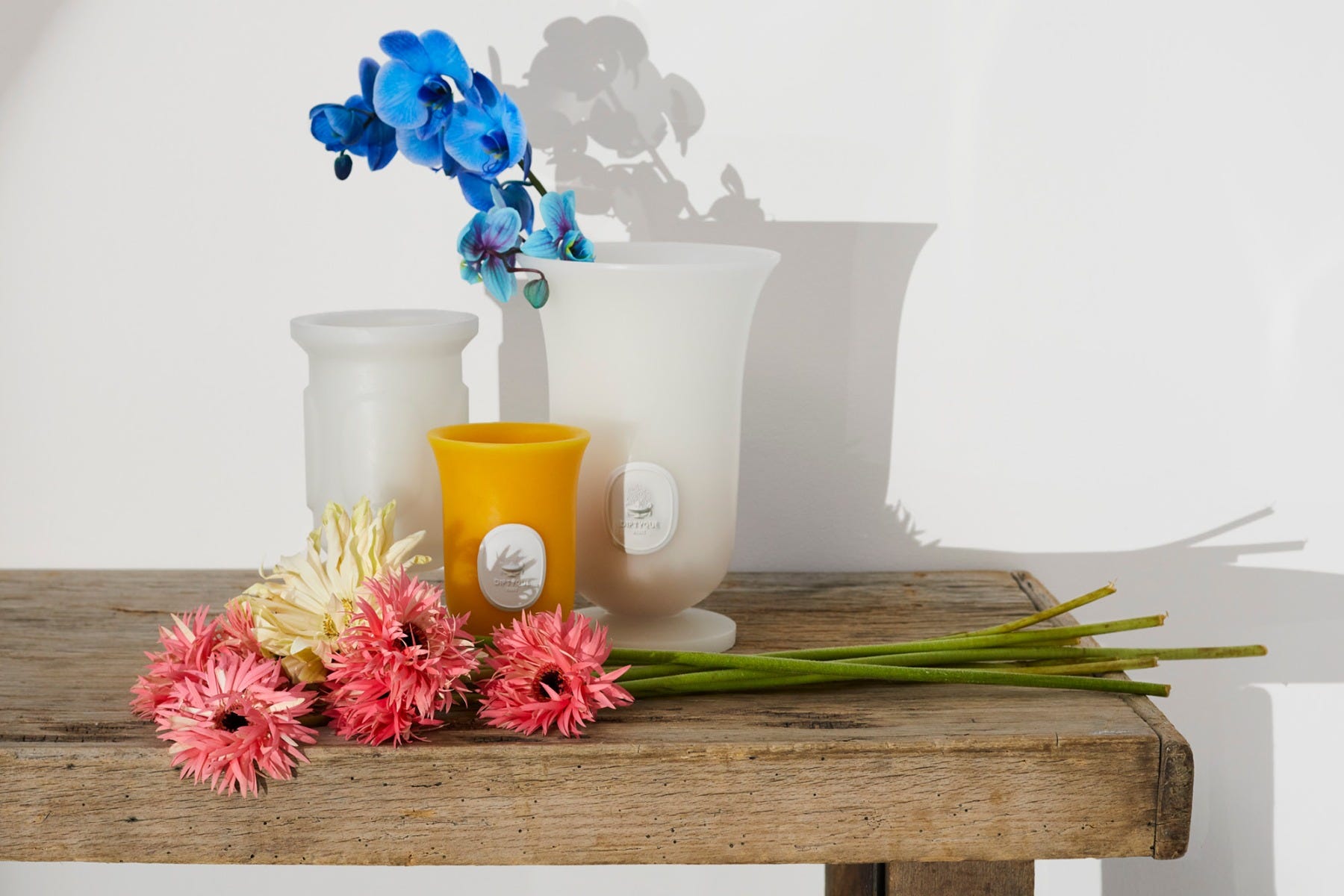 Vase Médicis blanc - Grand modèle