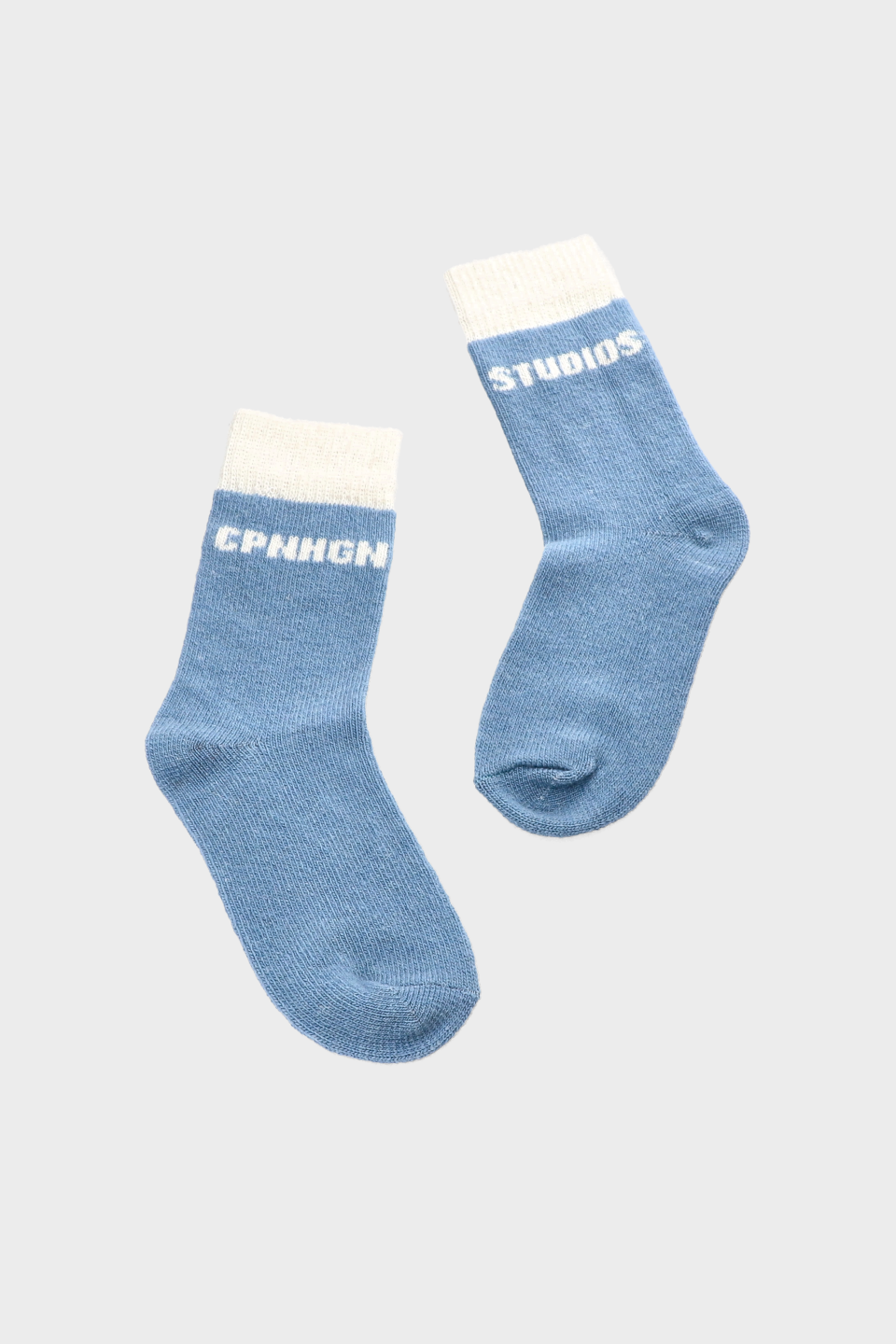 CPH WOOL SOCKS 2 wool mix light blue
