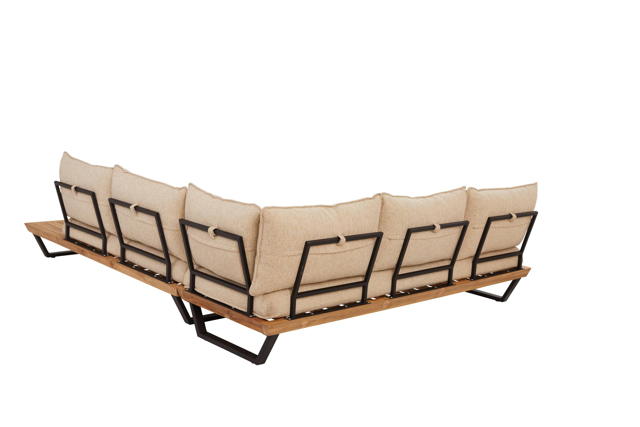 OUTDOORGartensofaset Teak 3 tlg.