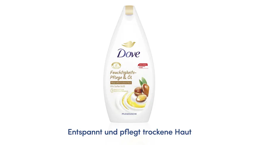 Dove Pflegedusche Feuchtigkeitspflege & Öl Arganöl 400 ml