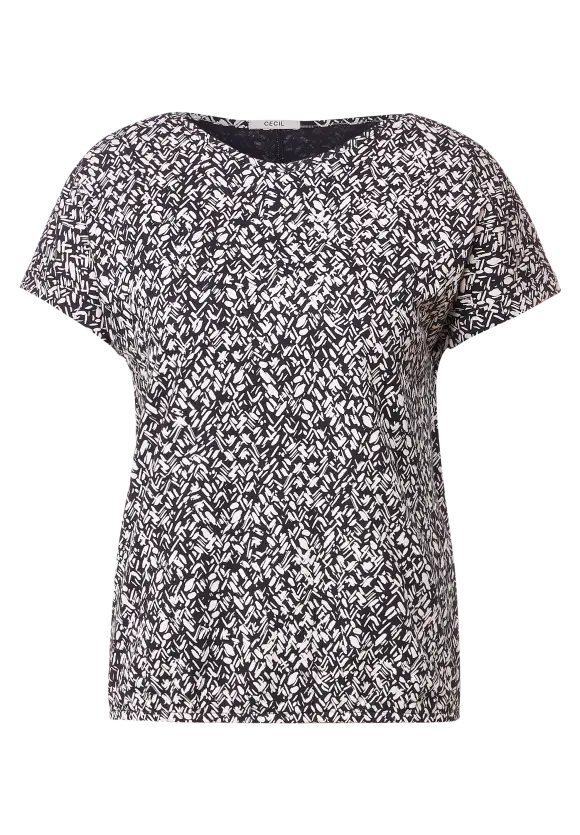 CECIL Shirt mit Minimalmuster