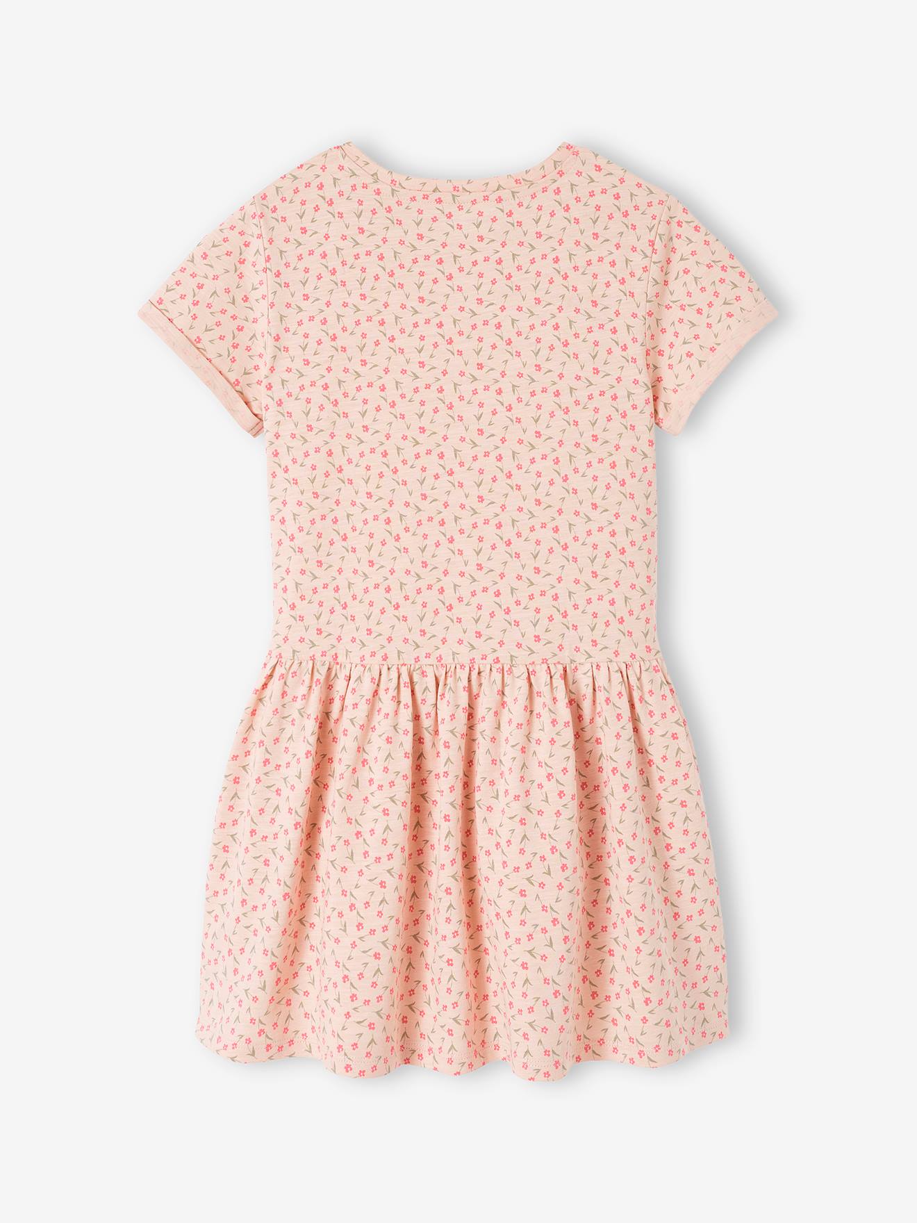 Vertbaudet Mädchen Shirtkleid BASIC Oeko-Tex - hellrosa
