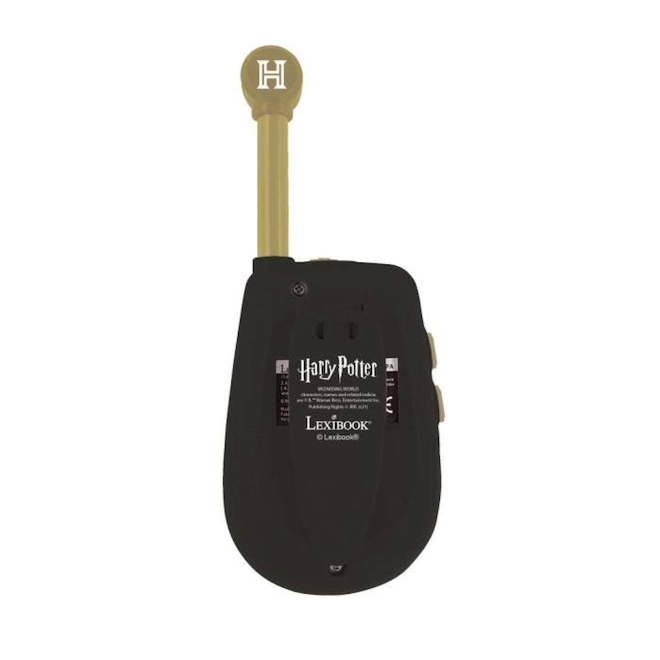 Talkie-Walkies Digitaux Harry Potter portée 2km fonction morse noir