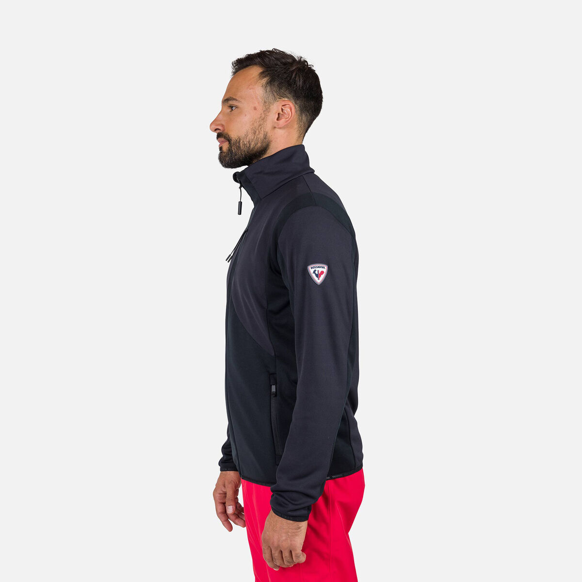 Herrenfleecejacke mit durchgehendem Reißverschluss Diretta