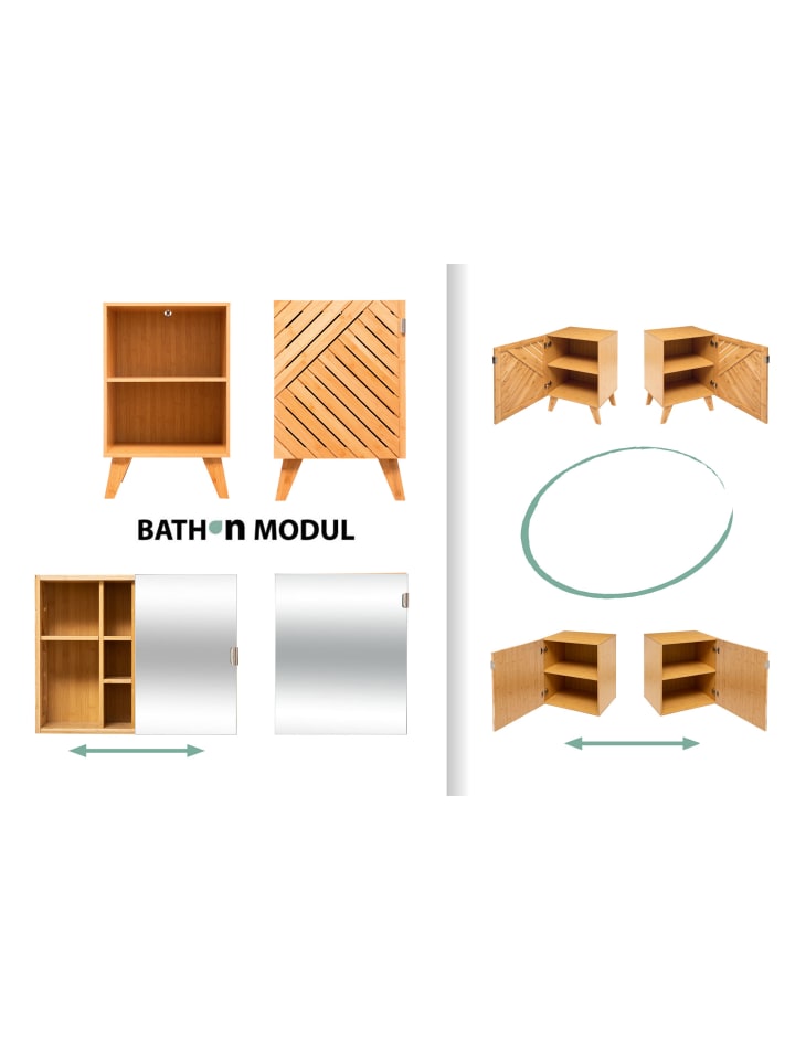 5five Simply Smart Badschrank in braun günstig kaufen onesize