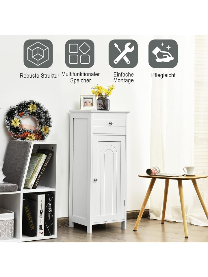 COSTWAY Badezimmerschrank in Weiß günstig kaufen onesize