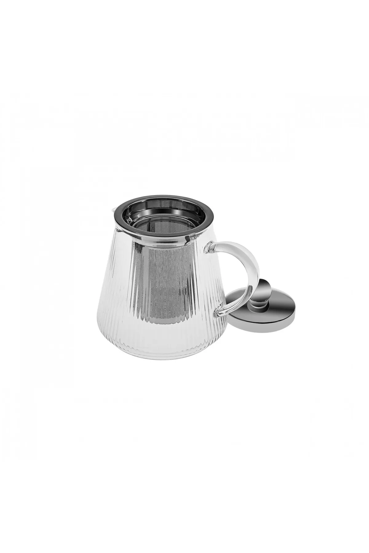 Karaca  Keops Borosilikatglas-Teekanne, 1500 ml, Glas, Trinkgefäß, Temperaturbeständiger