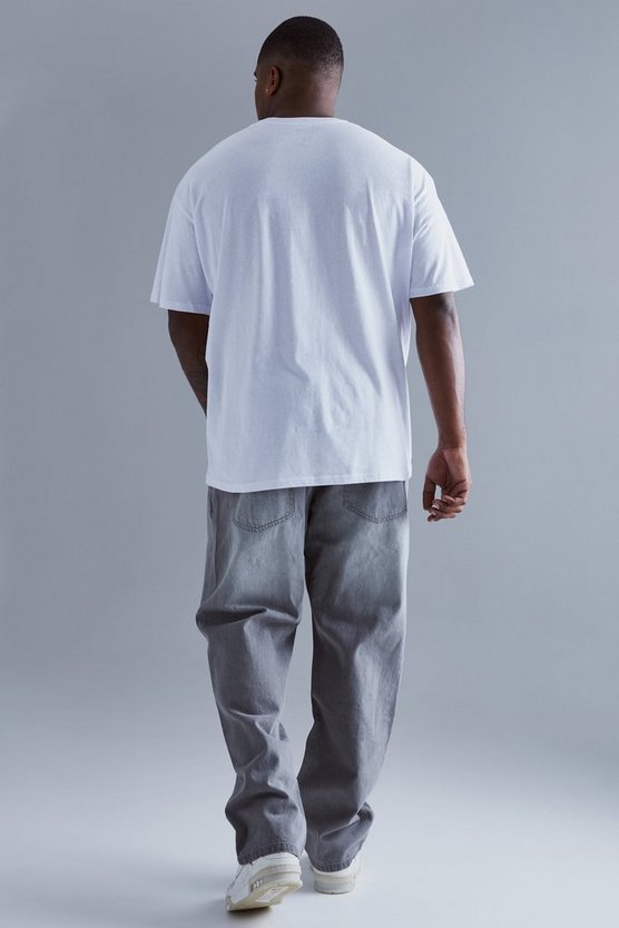 Plus Jeans mit geradem Bein