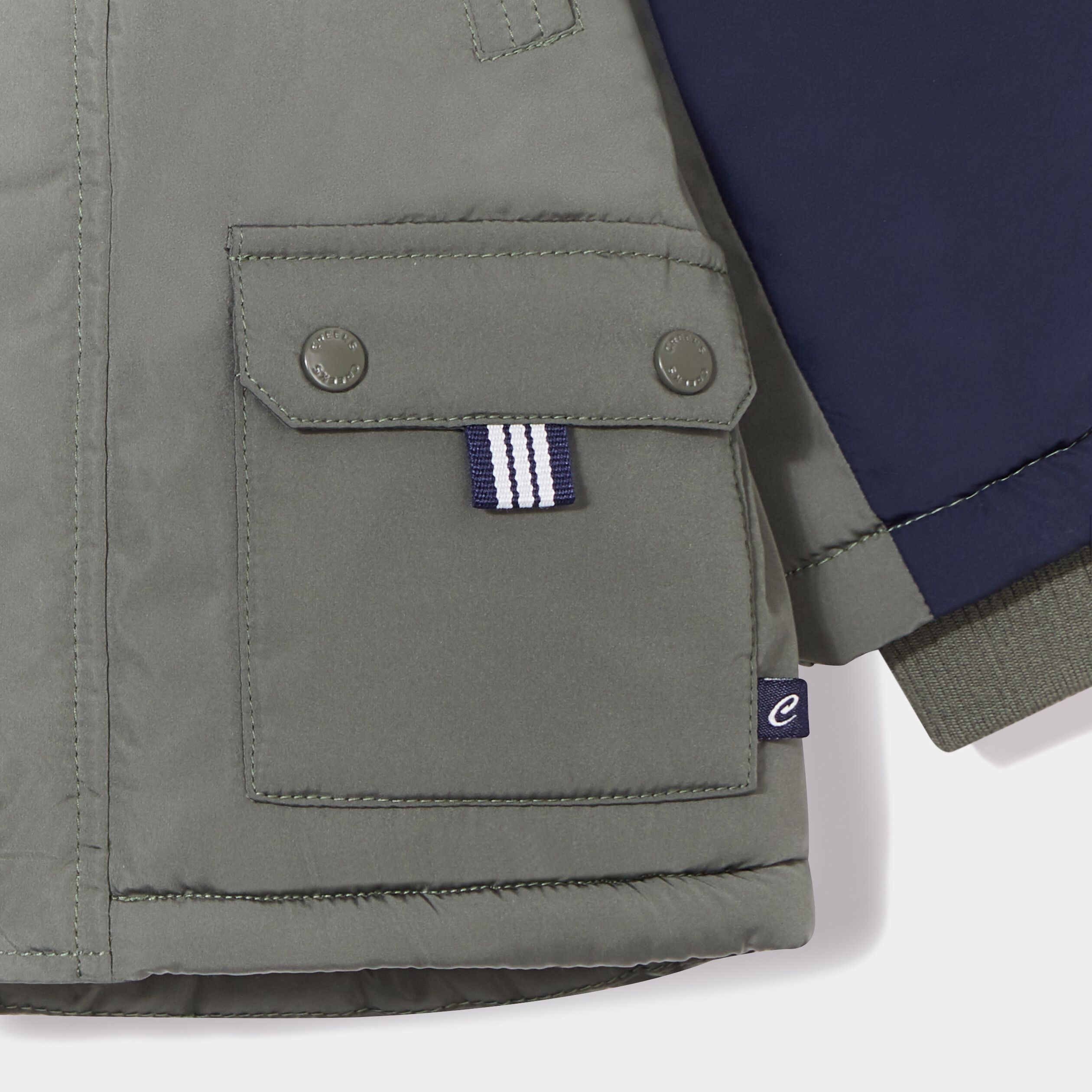 Parka à capuche imitation fourrure vert kaki bébé garçon | La Halle