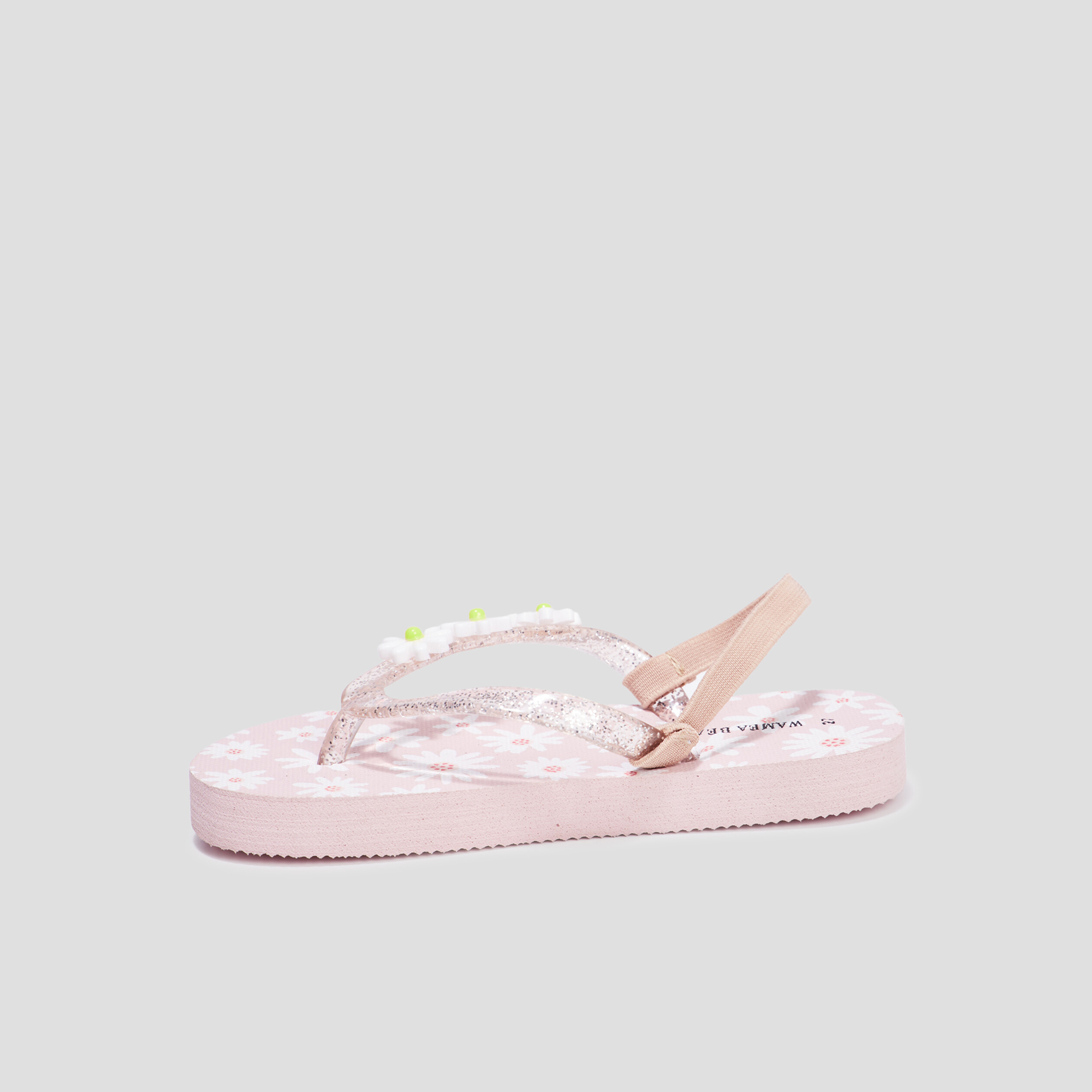 Tongs détails pailletés Wamea Beach rose fille | La Halle