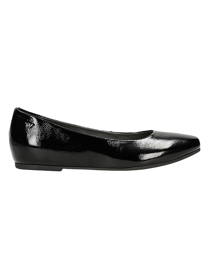 Wojas Leder-Ballerinas in Schwarz günstig kaufen