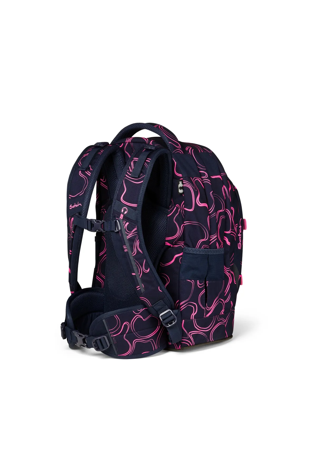 satch  Schulrucksack - Rosa - Unifarben