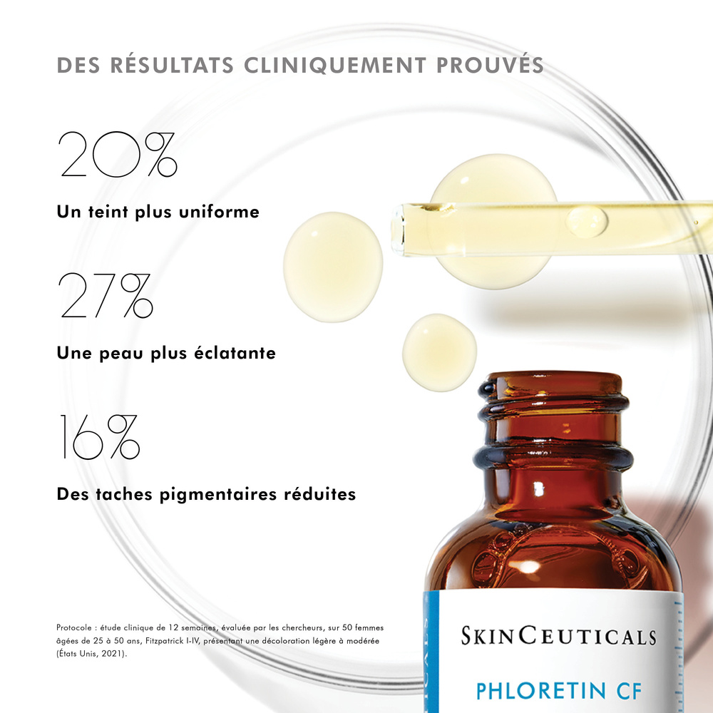 SkinCeuticals Phloretin CF Sérum visage anti age antioxydant anti-rides à la vitamine C